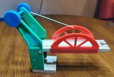 kleine Zugbrücke für Holzeisenbahn, manuell