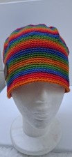handgestrickte Mütze ,  gemustert