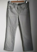 Cambio Jeans Hose Norah Straight 38 grau Glitzer Sterne auf den Taschen hinten