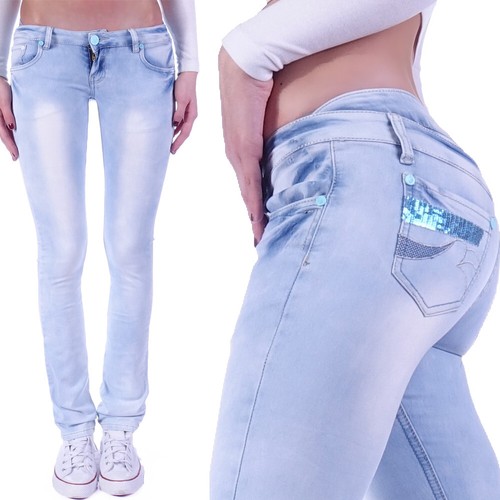 Damen jeans hose - damen, hüftjeans