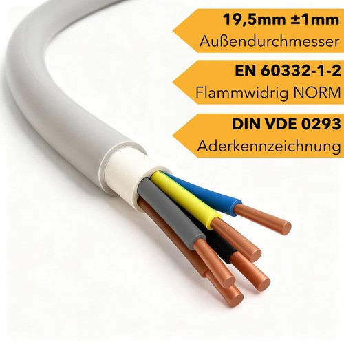 Nym 5x10mm mantelleitung - 5x10mm²,
