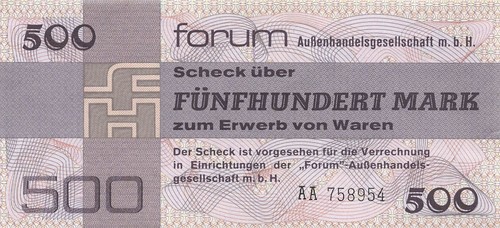 Ddr banknote 500 - banknote,