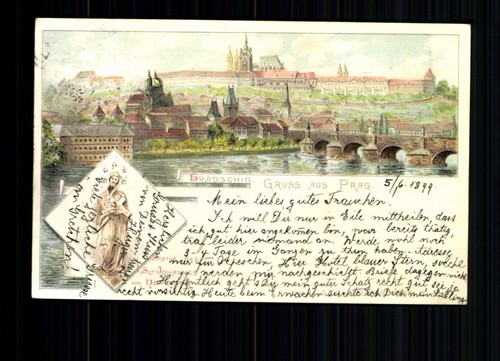 Prag hradschin und statue - und, des