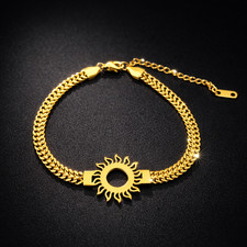Damen armband gold - armband, edelstahl