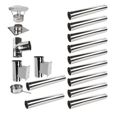 Edelstahlschornstein Kamin