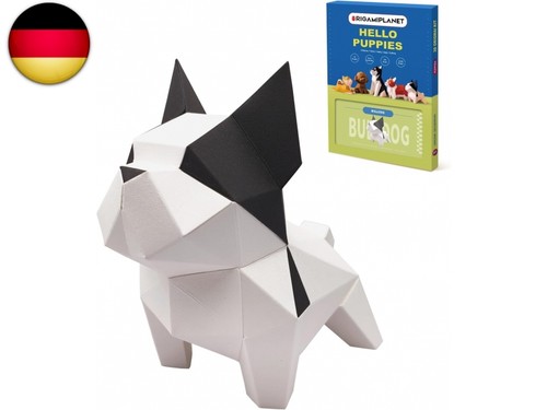 Bulldog origami papier - bulldog,