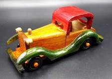 Oldtimer Holzauto Coupe