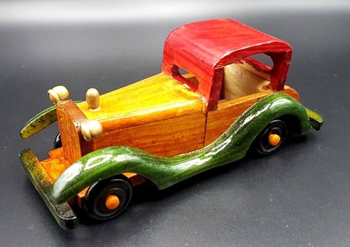 Oldtimer holzauto coupe - holzauto,