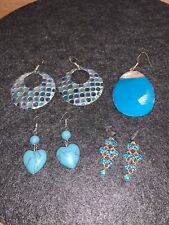 schmuckset edc by esprit türkis petrol ohrringe 7 Teile Modeschmuck Ohrringset