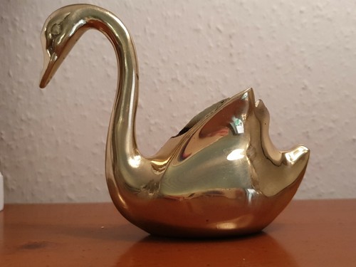 Schwan aus messing - schwan,