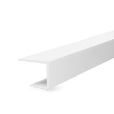 U-Profil PT5 PVC Weiß für