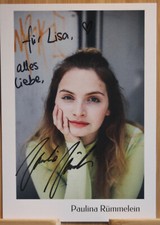 Paulina Rümmelen Orig Autogramm signiert Schauspielerin - AK 15 x 10