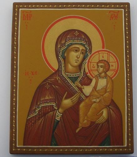 Russische ikone gottesmutter - russische,