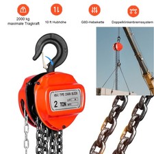 Kettenzug 2000kg 3m Seilzug