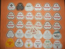 31  verschiedene / seltene  Sonder Bierdeckel - Brauerei Moninger Karlsruhe !!