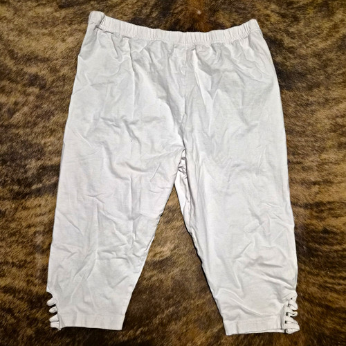 Damen capri hose - weiss, grösse