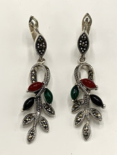 Ohrringe  Markasit   925er