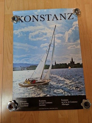 Konstanz plakat bodensee 60er - konstanz,