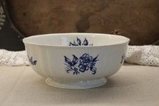 Petrus Regout Maastricht Bouquet Bleu Obstschüssel 21 cm Holland 1940 Selten!