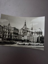 Alte Foto AK DDR Rostock Ernst Thälmann Platz
