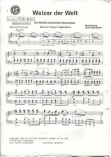 Noten, Salonorchester, Walzer der Welt, Medley, Arno Oberländer