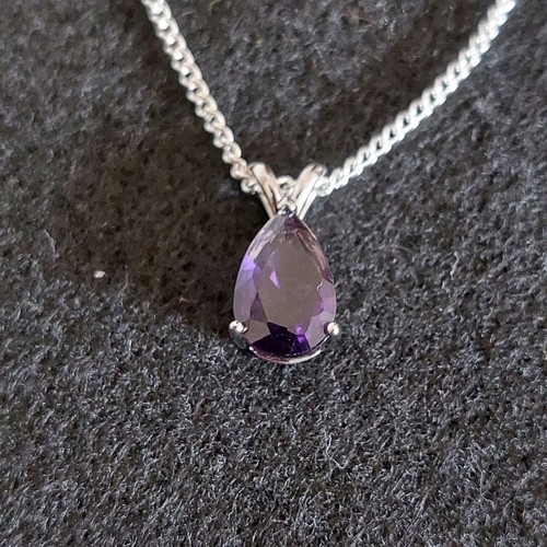 Silberkette mit amethyst - silberkette,