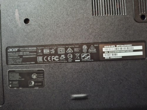 Acer aspire intel core - 3,