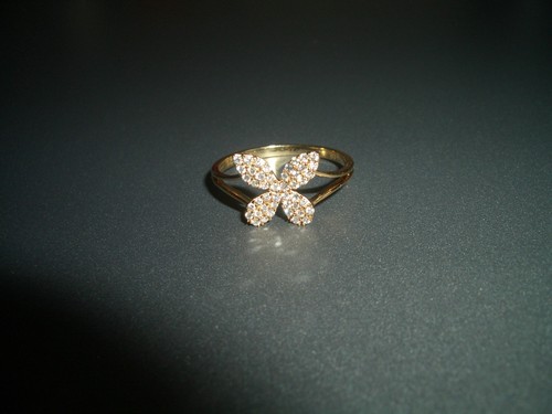 Brillant ring schmetterling - ring,