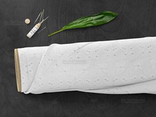 BAUMWOLLE mit Lochstickerei