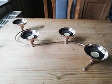 Kerzenständer Stabkerzen Metall Adventskranz Silber versilbert? Dänemark