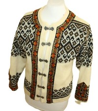 NORDSTRIKK  norweger islander Strick jacke GR 36 wolle damen  53CM