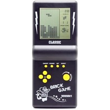 Spielkonsole Ziegelstein, 23 Spiele, LCD, Batteriebetrieb, Retro, nostalgisch