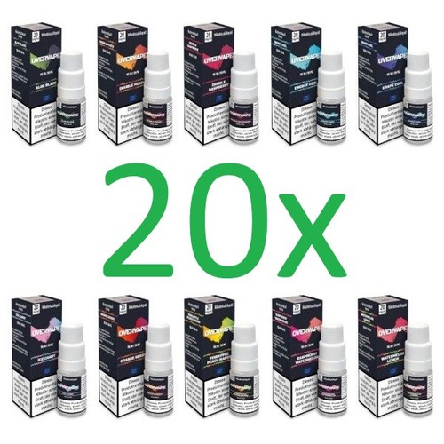 20x overvape 10ml nikotinsalz - overvape,