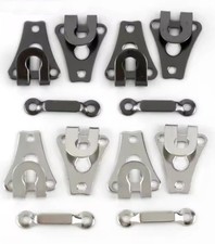 4er-Set Hosenhaken mit Steg