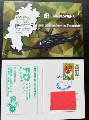 Bund karte feldpost mi - bund,, feldpost,