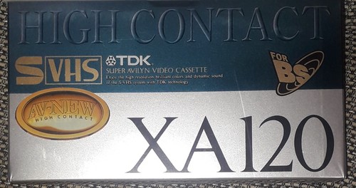 Vhs tdk maxell - 9x, s-vhs