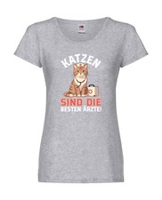 Katzen sind die besten Ärzte | Katzen | Haustier Damen Shirt Schwarz