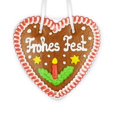 Lebkuchenherz 14cm - Frohes