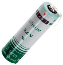 1x Saft Lithium  Batterie AA