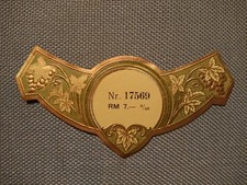 altes Etikett Label