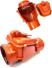 Rückstauverschluss DN110 PVC