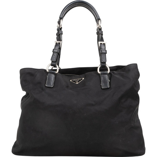 Prada nylon triangle tote - prada,