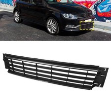 Gitter Mitte Vorne Lüftungsgitter Chrom Zierleiste für VW Polo 6C1 6R1 2014-2017