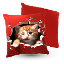 PREMIUM Kissen Velours roter