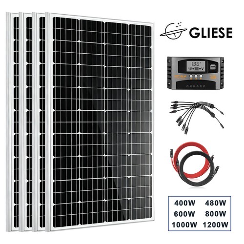 Solarpanel kit 1200w 1000w - kit,