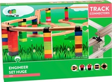 TOY2 Track Connectors Builder XL Schienenverbinder 44Teile Duplo Brio Ikea Viga