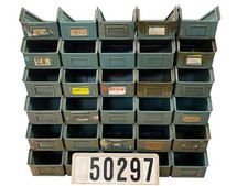 20 Stück Schäfer Lager-Fix 4 Metall Sichtlagerkiste Sichtlagerbox 50297