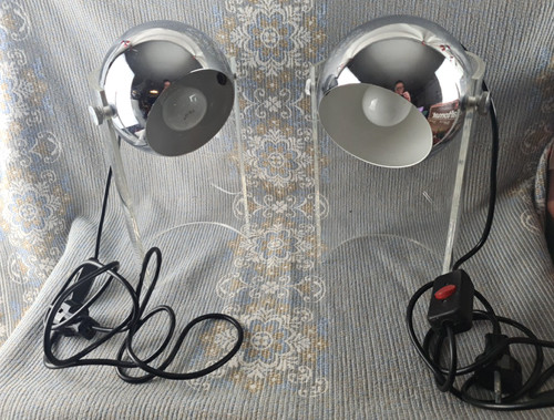 Paar space age acryl chrom - paar,