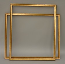 Paar Vergolderrahmen Grafikrahmen vergoldet