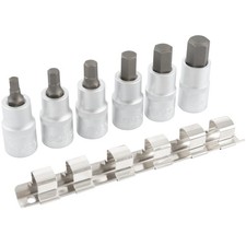 SECHSKANT STECKSCHLÜSSEL SATZ BIT NUSS-SET 6-14mm BITEINSATZ für INBUS SCHRAUBEN